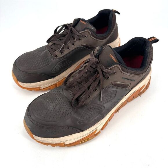 Skechers Men's Arch Fit Escape Plan Sneaker Shoes Brown Size 12 - Picture 1 of 10